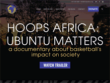 Tablet Screenshot of hoopsafrica.org